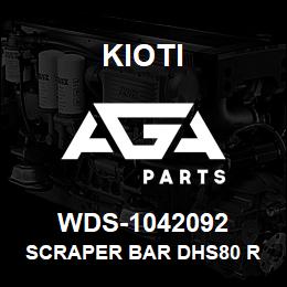 WDS-1042092 Kioti SCRAPER BAR DHS80 R | AGA Parts