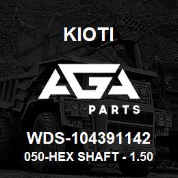 WDS-104391142 Kioti 050-HEX SHAFT - 1.50 | AGA Parts
