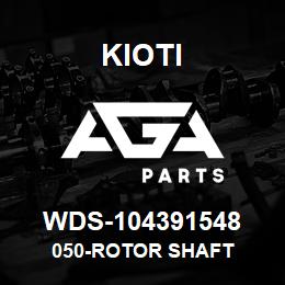 WDS-104391548 Kioti 050-ROTOR SHAFT | AGA Parts