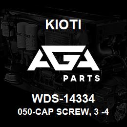 WDS-14334 Kioti 050-CAP SCREW, 3 -4 NC X 3 GR5 | AGA Parts