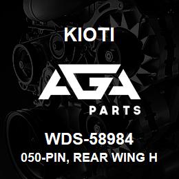 WDS-58984 Kioti 050-PIN, REAR WING HINGE | AGA Parts