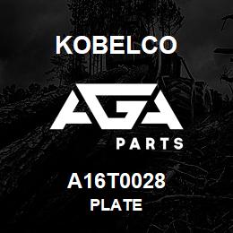 A16T0028 Kobelco PLATE | AGA Parts