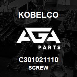 C301021110 Kobelco SCREW | AGA Parts