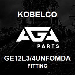 GE12L3/4UNFOMDA Kobelco FITTING | AGA Parts