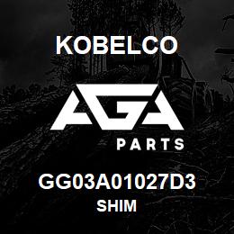 GG03A01027D3 Kobelco SHIM | AGA Parts