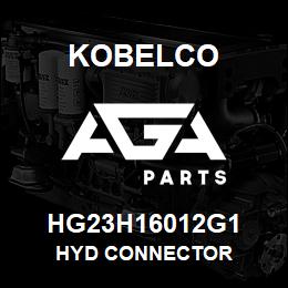 HG23H16012G1 Kobelco HYD CONNECTOR | AGA Parts