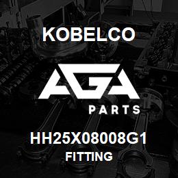 HH25X08008G1 Kobelco FITTING | AGA Parts