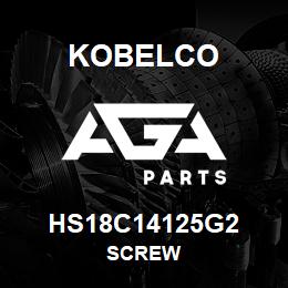HS18C14125G2 Kobelco SCREW | AGA Parts