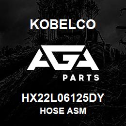 HX22L06125DY Kobelco HOSE ASM | AGA Parts