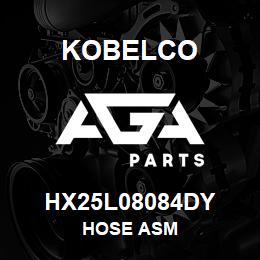 HX25L08084DY Kobelco HOSE ASM | AGA Parts