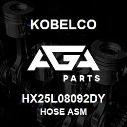 HX25L08092DY Kobelco HOSE ASM | AGA Parts