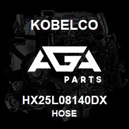 HX25L08140DX Kobelco HOSE | AGA Parts