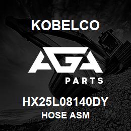 HX25L08140DY Kobelco HOSE ASM | AGA Parts