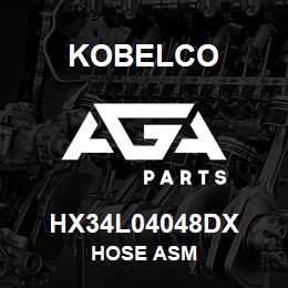 HX34L04048DX Kobelco HOSE ASM | AGA Parts