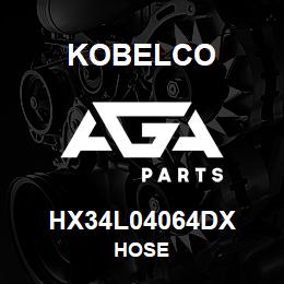 HX34L04064DX Kobelco HOSE | AGA Parts