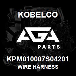 KPM010007S04201 Kobelco WIRE HARNESS | AGA Parts