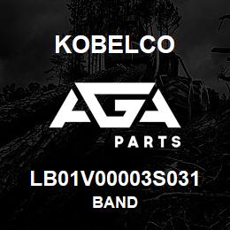LB01V00003S031 Kobelco BAND | AGA Parts