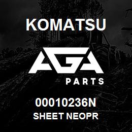 00010236N Komatsu SHEET NEOPR | AGA Parts