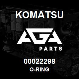 00022298 Komatsu O-RING | AGA Parts