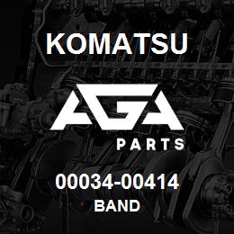 00034-00414 Komatsu BAND | AGA Parts