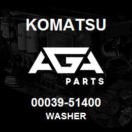 00039-51400 Komatsu WASHER | AGA Parts