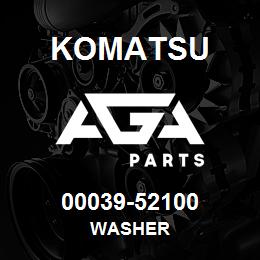 00039-52100 Komatsu WASHER | AGA Parts