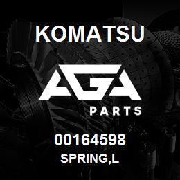 00164598 Komatsu SPRING,L | AGA Parts