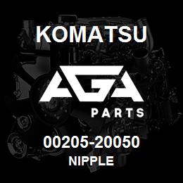 00205-20050 Komatsu NIPPLE | AGA Parts