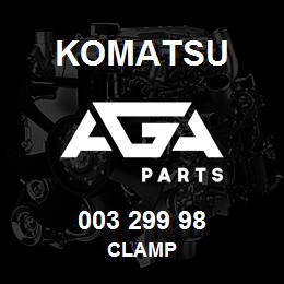003 299 98 Komatsu Clamp | AGA Parts