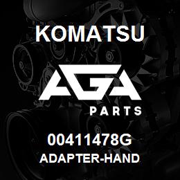 00411478G Komatsu ADAPTER-HAND | AGA Parts