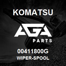 00411800G Komatsu WIPER-SPOOL | AGA Parts