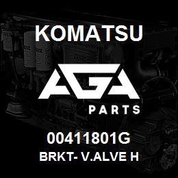 00411801G Komatsu BRKT- V.ALVE H | AGA Parts