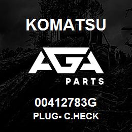 00412783G Komatsu PLUG- C.HECK | AGA Parts