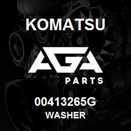00413265G Komatsu WASHER | AGA Parts