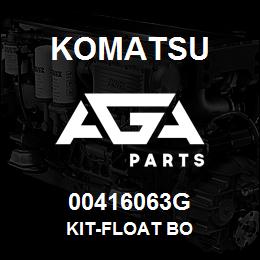 00416063G Komatsu KIT-FLOAT BO | AGA Parts