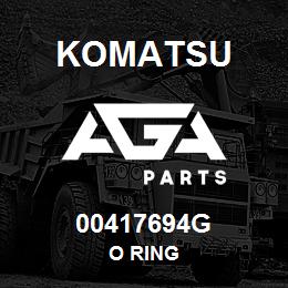 00417694G Komatsu O RING | AGA Parts