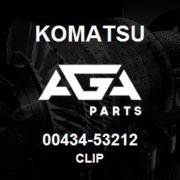 00434-53212 Komatsu CLIP | AGA Parts