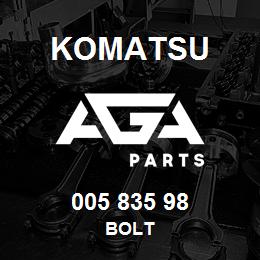 005 835 98 Komatsu Bolt | AGA Parts