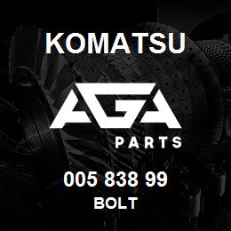 005 838 99 Komatsu Bolt | AGA Parts