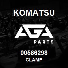 00586298 Komatsu CLAMP | AGA Parts