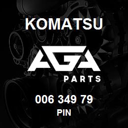 006 349 79 Komatsu Pin | AGA Parts
