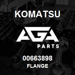 00663898 Komatsu FLANGE | AGA Parts