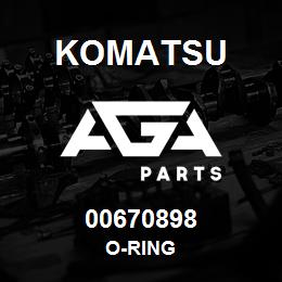 00670898 Komatsu O-RING | AGA Parts