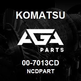 00-7013CD Komatsu NCDPART | AGA Parts