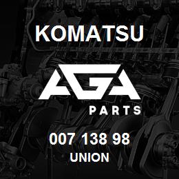 007 138 98 Komatsu Union | AGA Parts