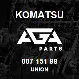 007 151 98 Komatsu Union | AGA Parts