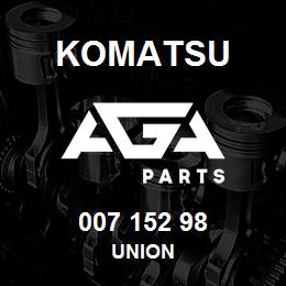 007 152 98 Komatsu Union | AGA Parts