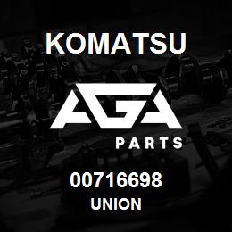00716698 Komatsu UNION | AGA Parts