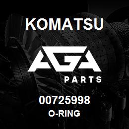 00725998 Komatsu O-RING | AGA Parts