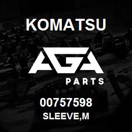 00757598 Komatsu SLEEVE,M | AGA Parts